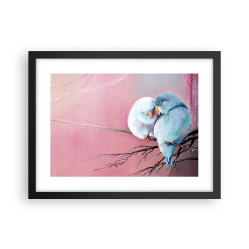Plakát v černém rámu - Co k tomu dodat?… - 40x30 cm