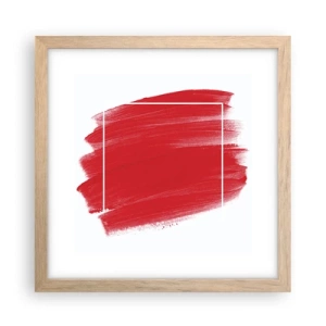 Plakát v rámu světlý dub - Mimo rám - 30x30 cm