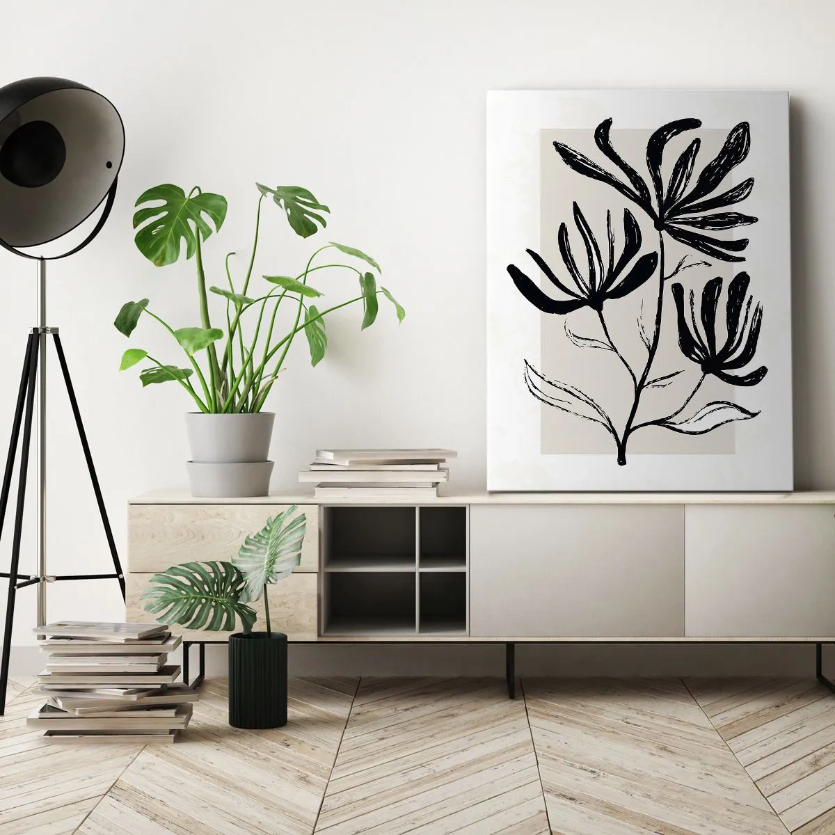 Obraz na plátně - Náčrtek pro herbář - 50x70 cm