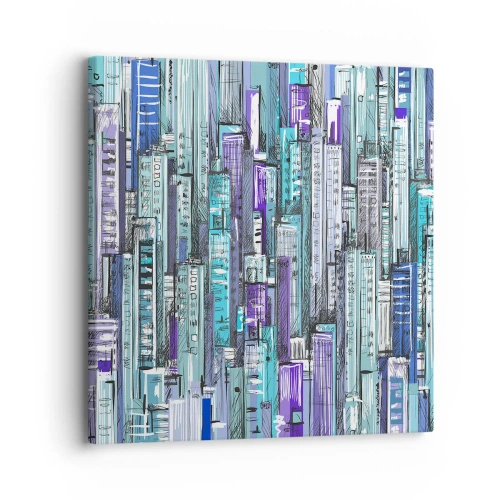 Obraz na plátně - Zmodralé od nebe - 30x30 cm