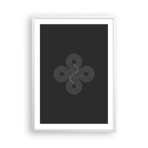 Plakát v bílém rámu - V keltském duchu - 50x70 cm