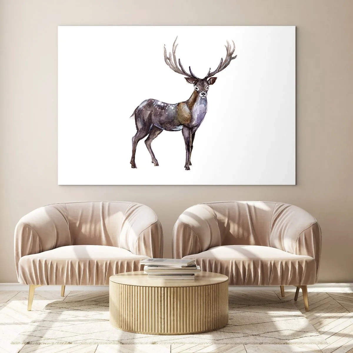 Obraz na skle - Král půlnoční pouště - 100x70 cm