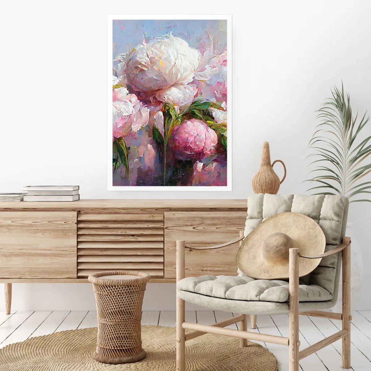 Plakát - Kytice překypující životem - 30x40 cm