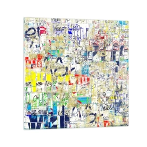 Obraz na skle - Prostě potěší oči - 60x60 cm