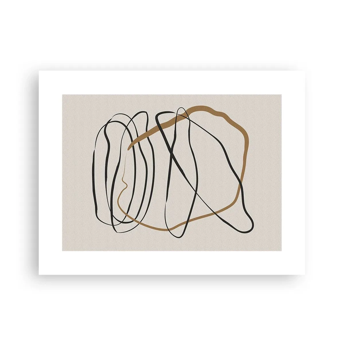 Plakát - Kompozice – tanec ve smyčce - 40x30 cm