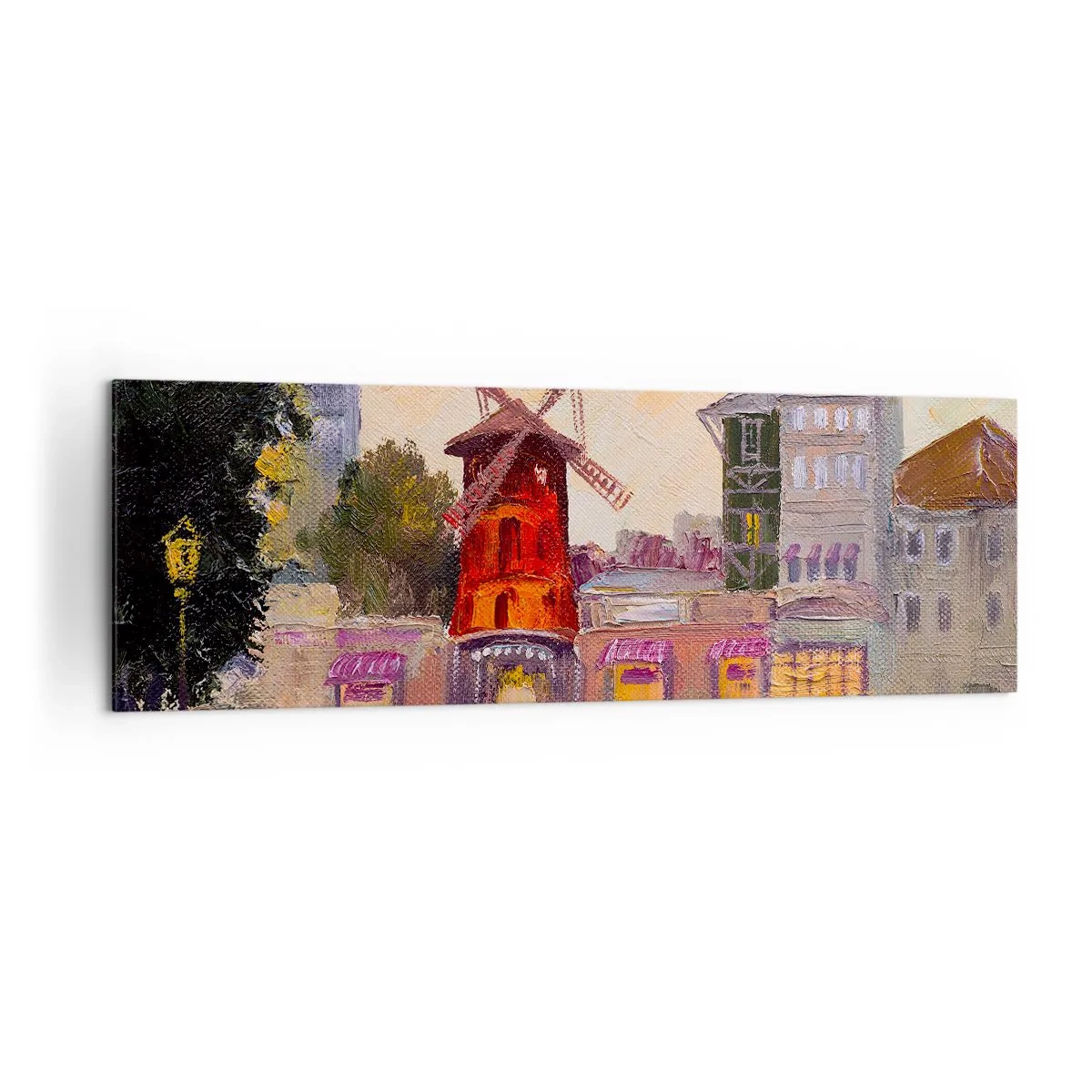 Obraz na plátně - Pařížské ikony – Moulin Rouge - 160x50 cm