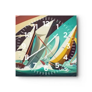 Nástěnné hodiny - Jak vycházet s živly - 30x30 cm