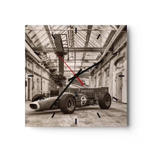 Nástěnné hodiny - Odpočinek vítěze - 30x30 cm