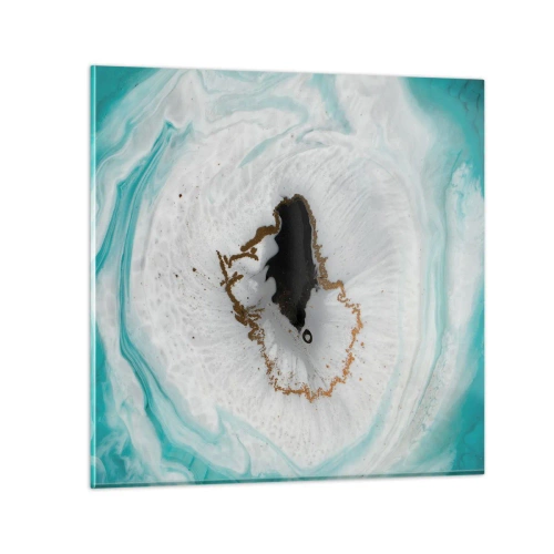 Obraz na skle - Proniknout dovnitř - 30x30 cm