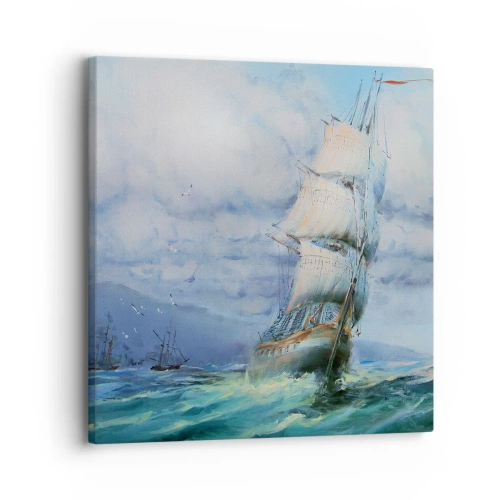 Obraz na plátně - Šťastnou cestu - 30x30 cm