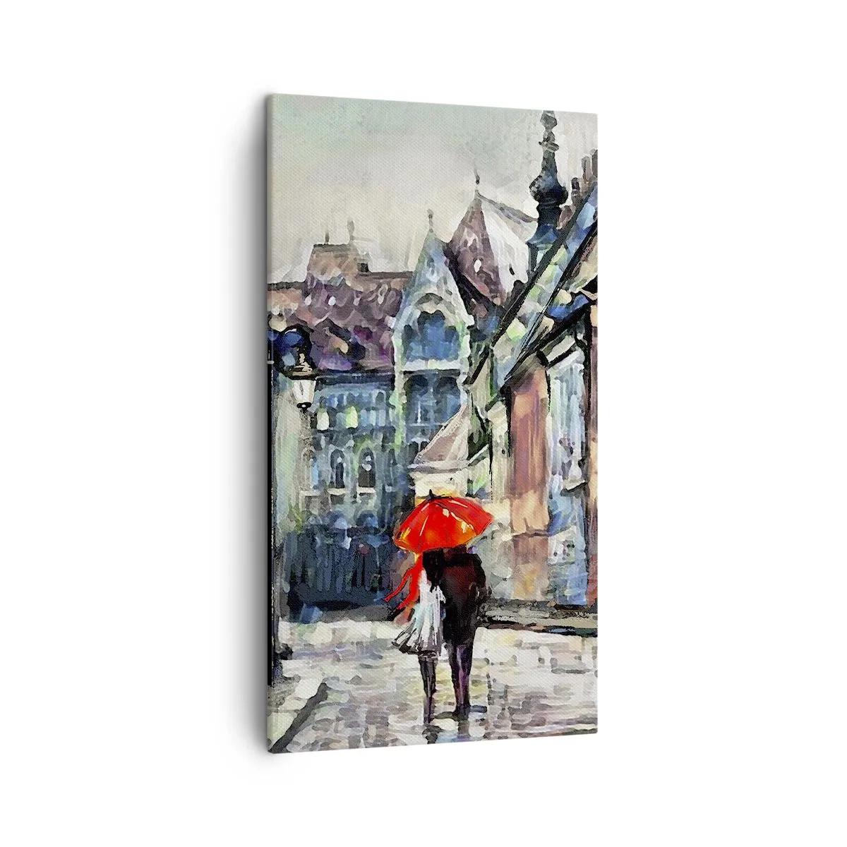 Obraz na plátně - Déšť pro dva - 45x80 cm