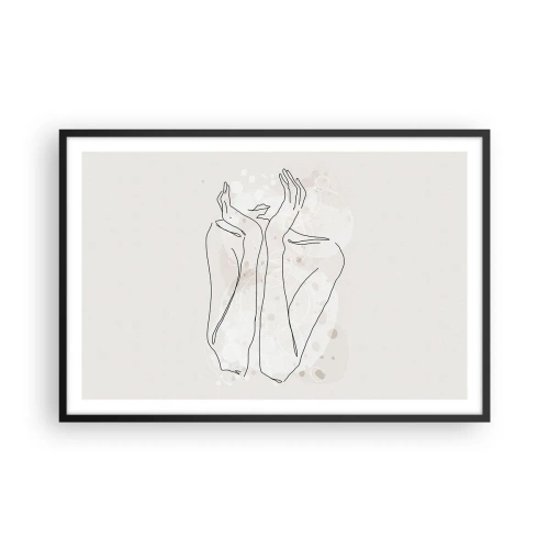 Plakát v černém rámu - Zasněný okamžik - 91x61 cm