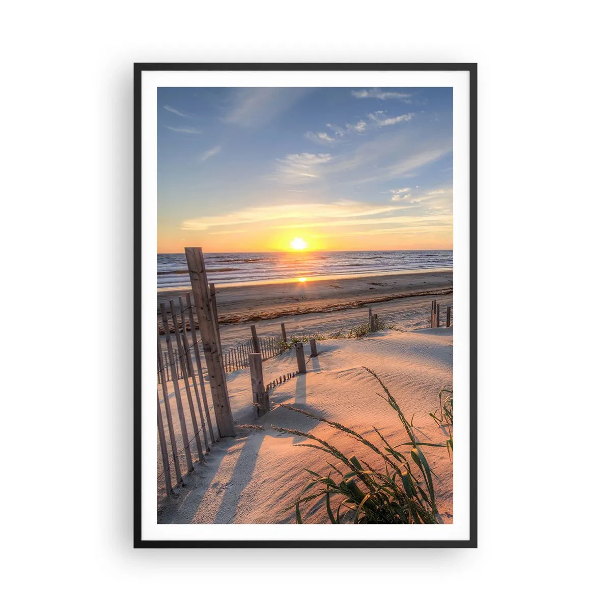 Plakát v černém rámu - Odlesk a stín větru - 70x100 cm