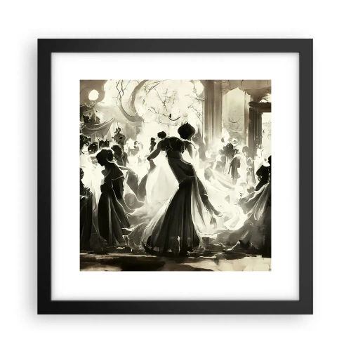 Plakát v černém rámu - Velká maškaráda - 30x30 cm
