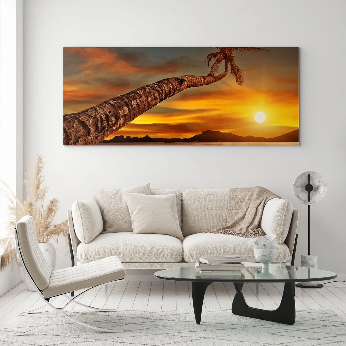Obraz na skle - Exotické prázdniny, karibské dobrodružství - 100x40 cm