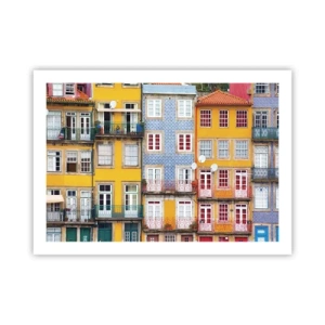 Plakát - Barvy starého města - 70x50 cm
