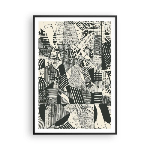 Plakát v černém rámu - Dynamika současnosti - 70x100 cm