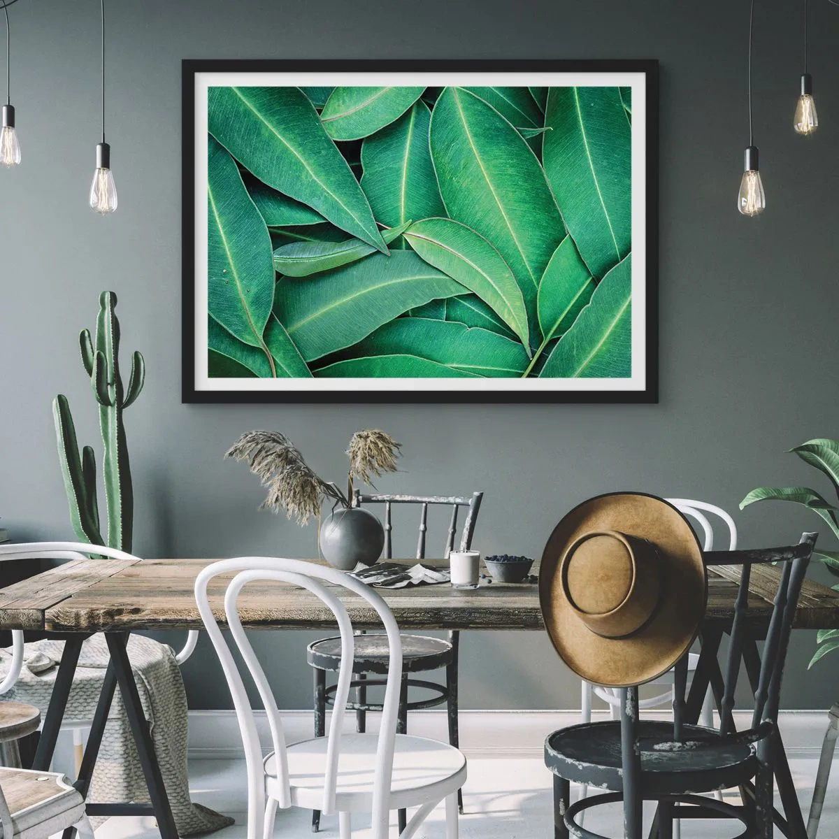 Plakát v černém rámu - Šťavnaté a svěží - 50x40 cm