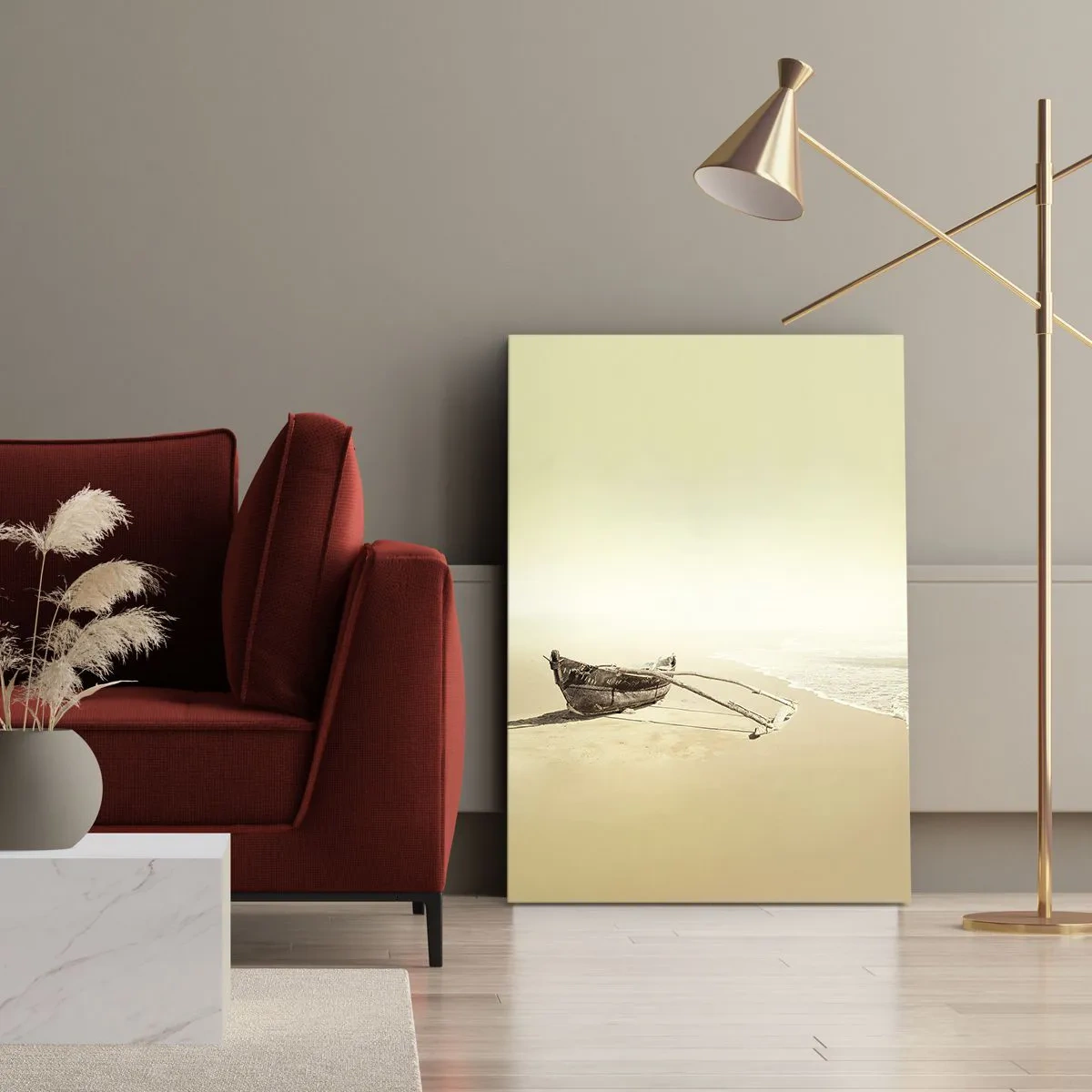 Obraz na plátně - Vzpomínka na jižní moře - 50x70 cm