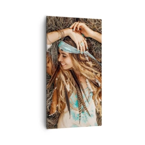 Obraz na plátně - Na cestě do léta lásky - 55x100 cm