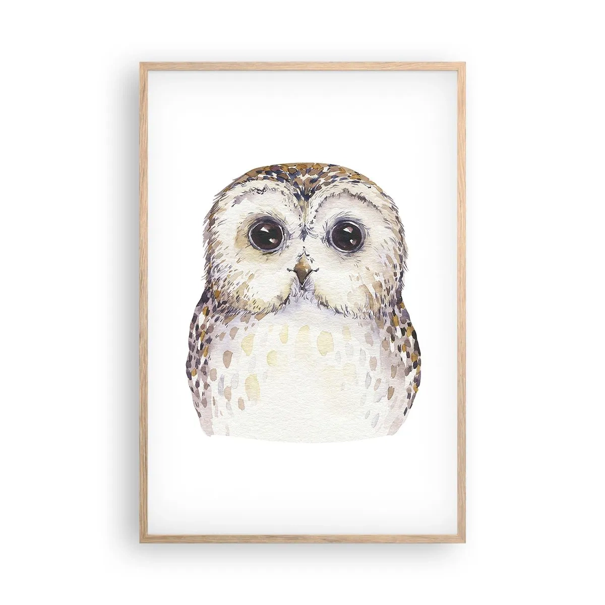 Plakát v rámu světlý dub - Podívej se mi do očí - 61x91 cm