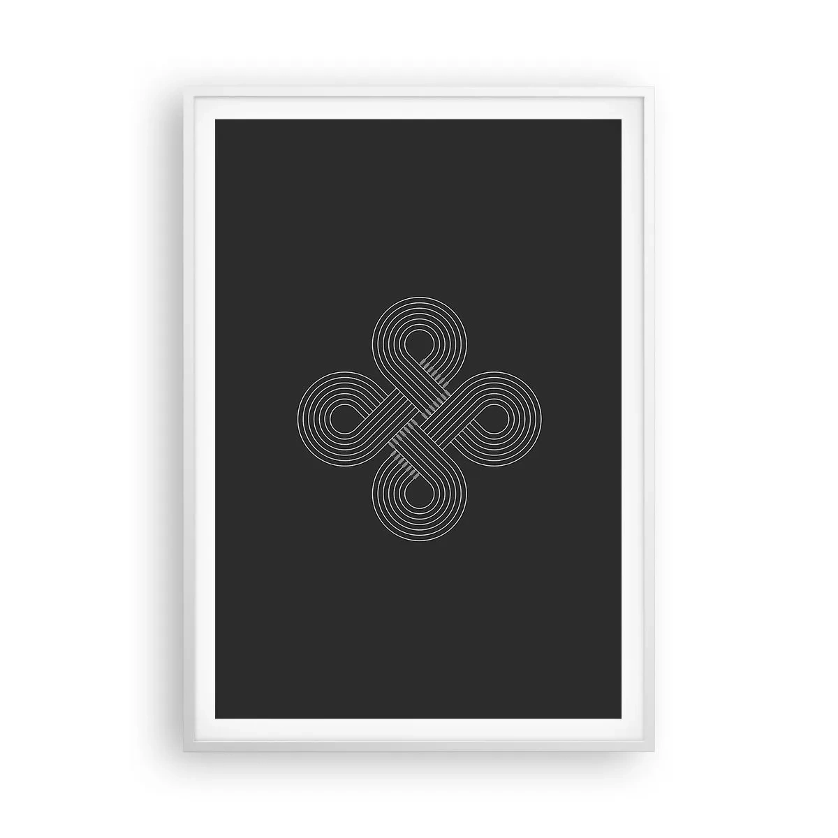 Plakát v bílém rámu - V keltském duchu - 70x100 cm