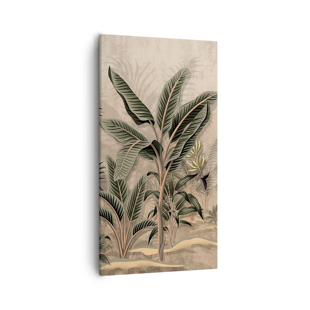 Obraz na plátně - Rytina v koloniálním stylu - 55x100 cm