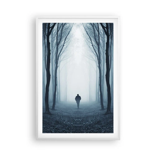 Plakát v bílém rámu - A všechno jednoduché a jasné - 61x91 cm