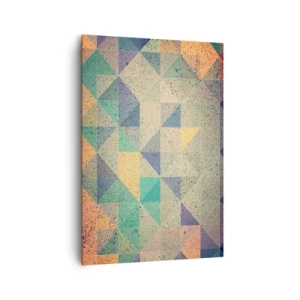 Obraz na plátně - Republika trojúhelníků - 70x100 cm