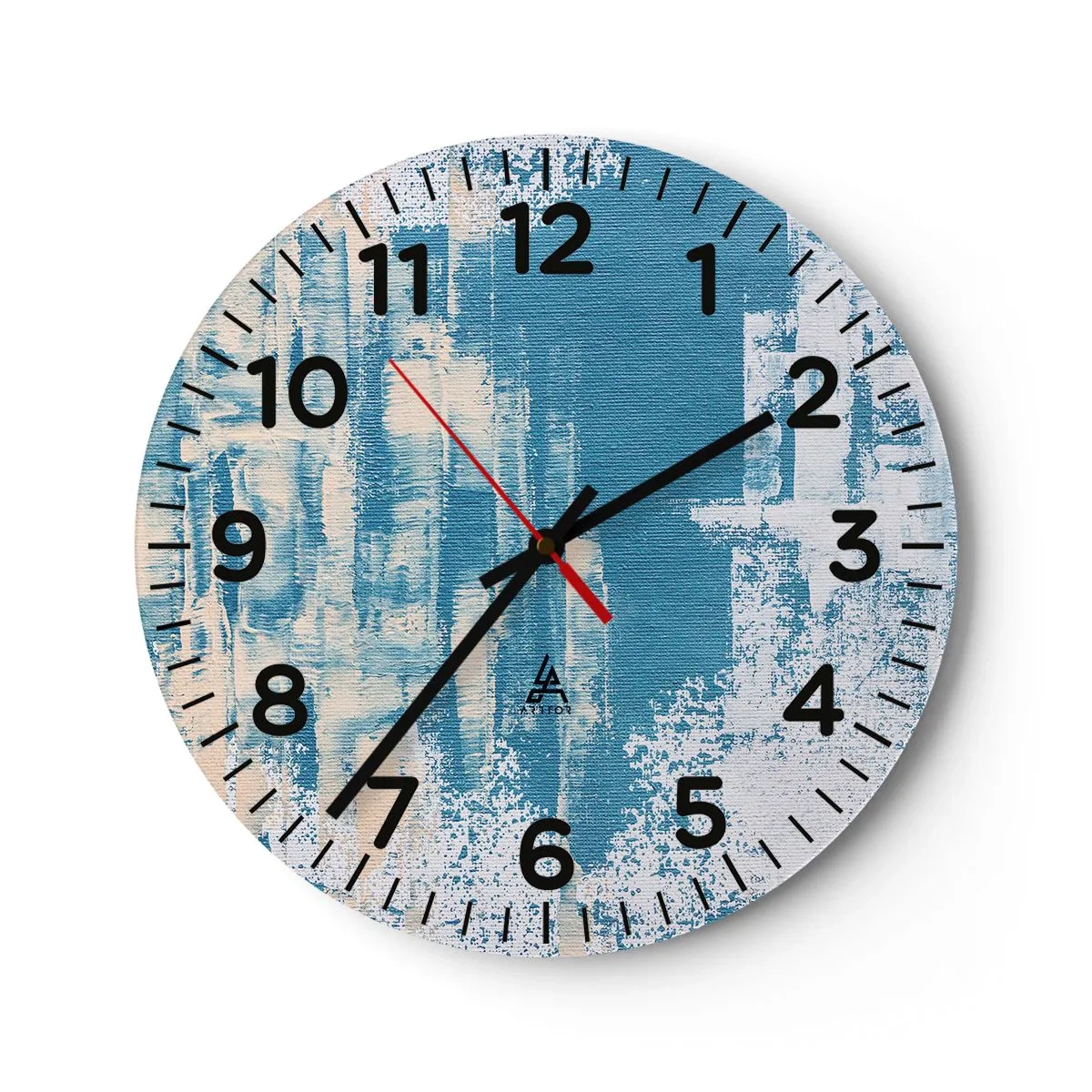 Nástěnné hodiny - Přes rampouch - 40x40 cm