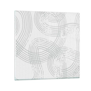 Obraz na skle - Snadné východisko neexistuje - 30x30 cm