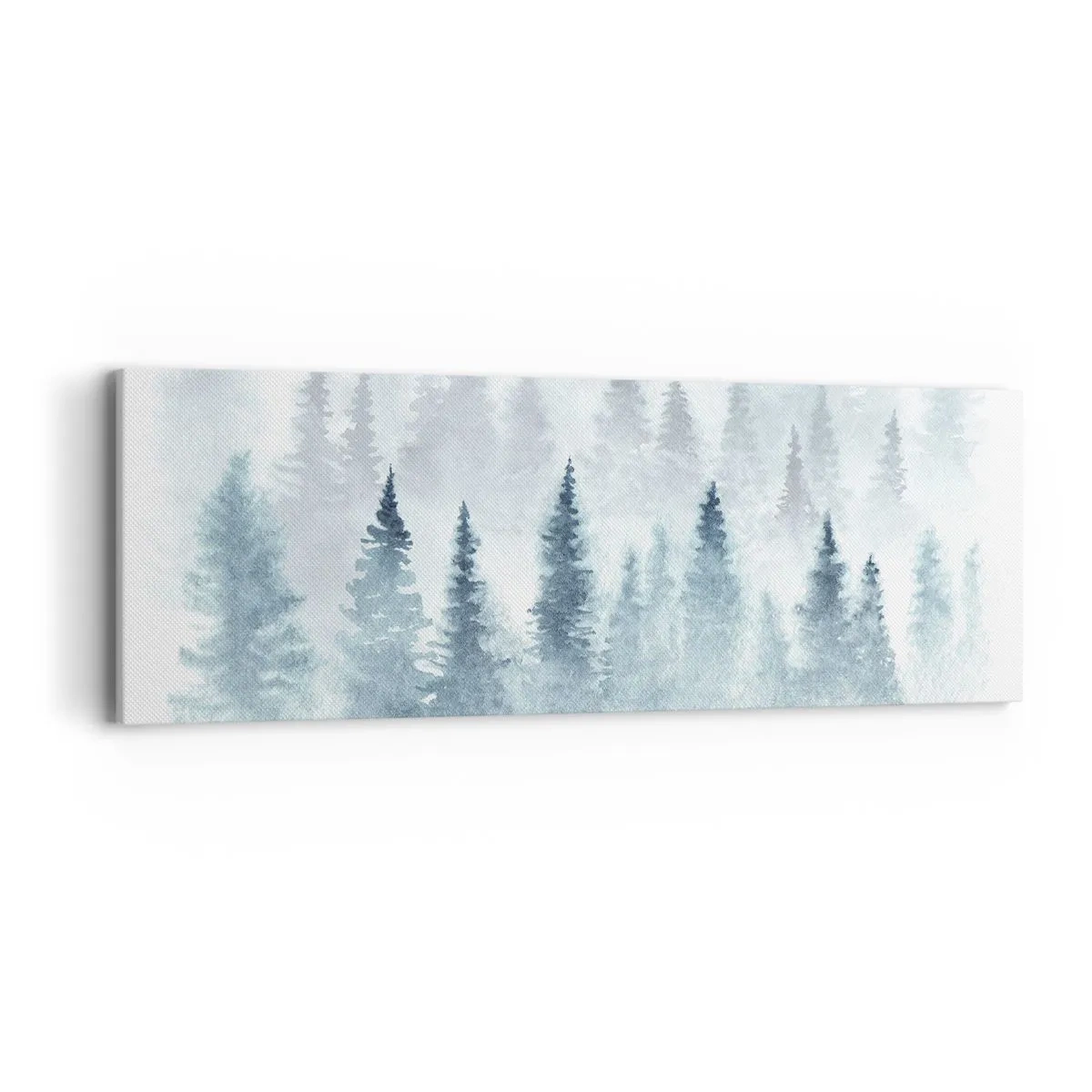 Obraz na plátně - Zahalené mlhou - 90x30 cm