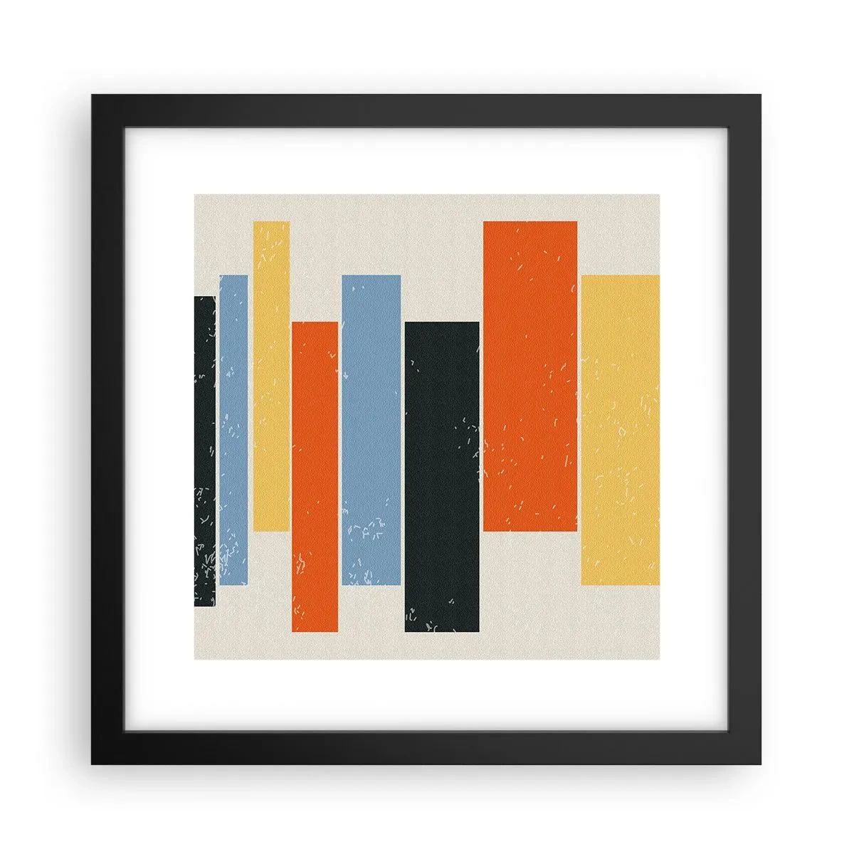 Plakát v černém rámu - Záznam hudby - 30x30 cm