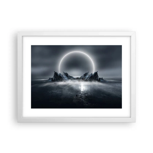 Plakát v bílém rámu - Finále příběhu - 40x30 cm