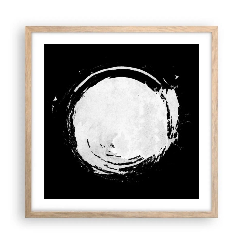 Plakát v rámu světlý dub - Správné řešení - 50x50 cm