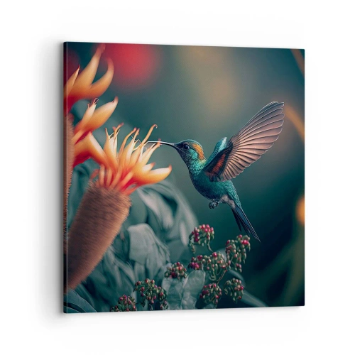 Obraz na plátně - Skutečně pestrý život - 70x70 cm