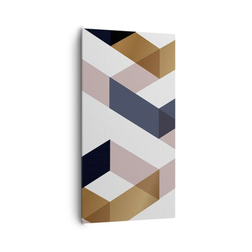 Obraz na plátně - Roviny a úhly - 65x120 cm