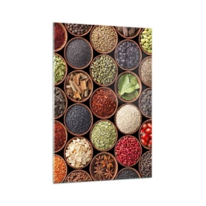 Obraz na skle - Všechny chutě světa - 70x100 cm