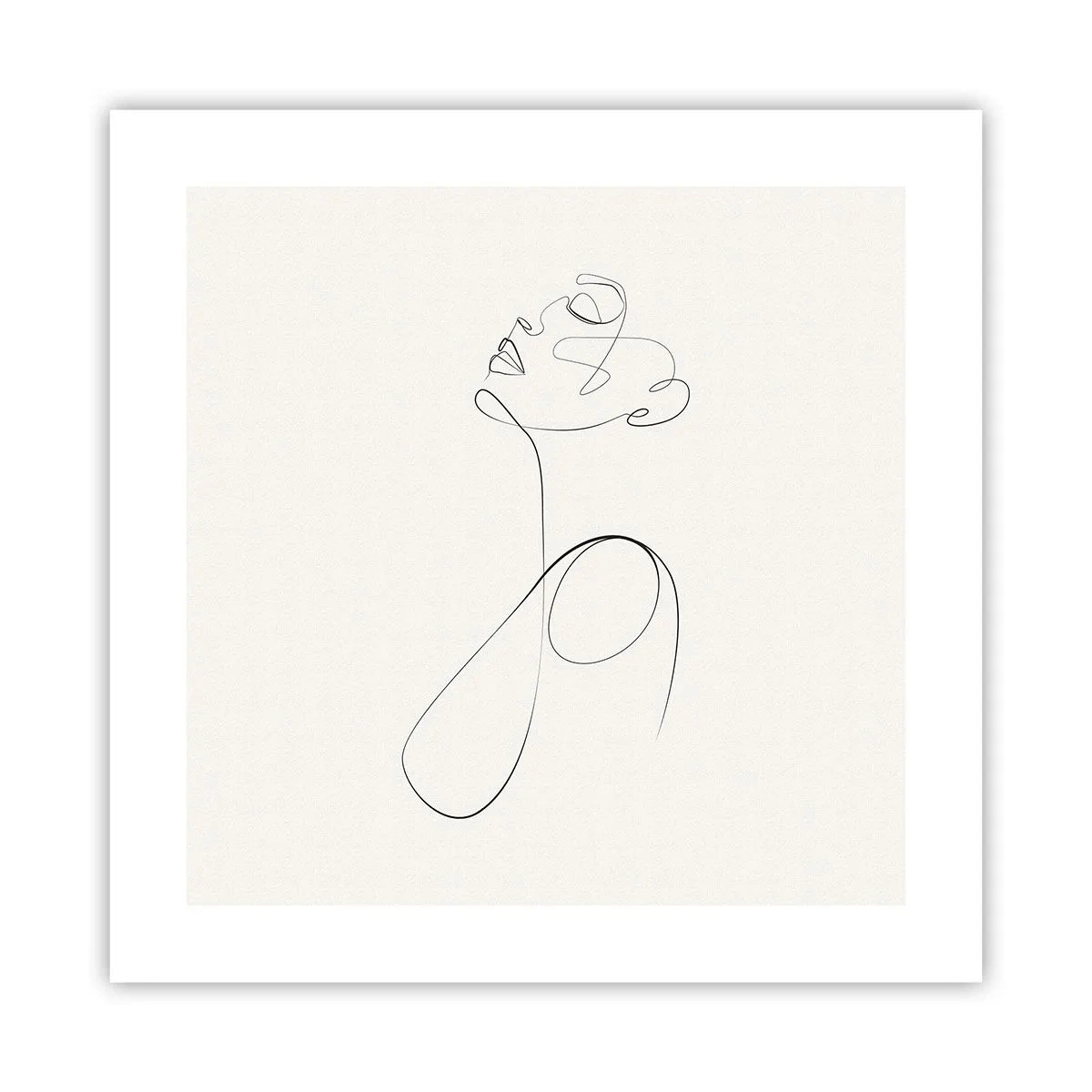 Plakát - Zamotaná ve snech - 40x40 cm