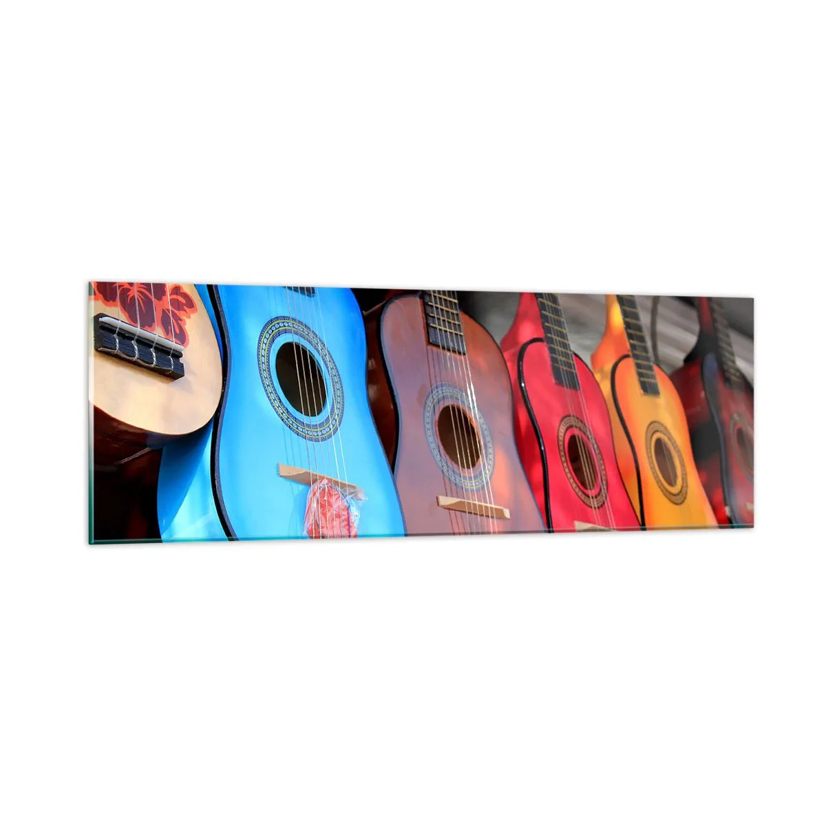 Obraz na skle - Latinskoamerická atmosféra - 90x30 cm