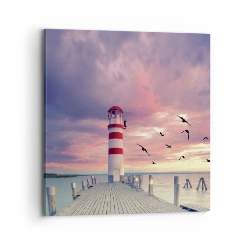 Obraz na plátně - Čas jít do přístavu - 70x70 cm