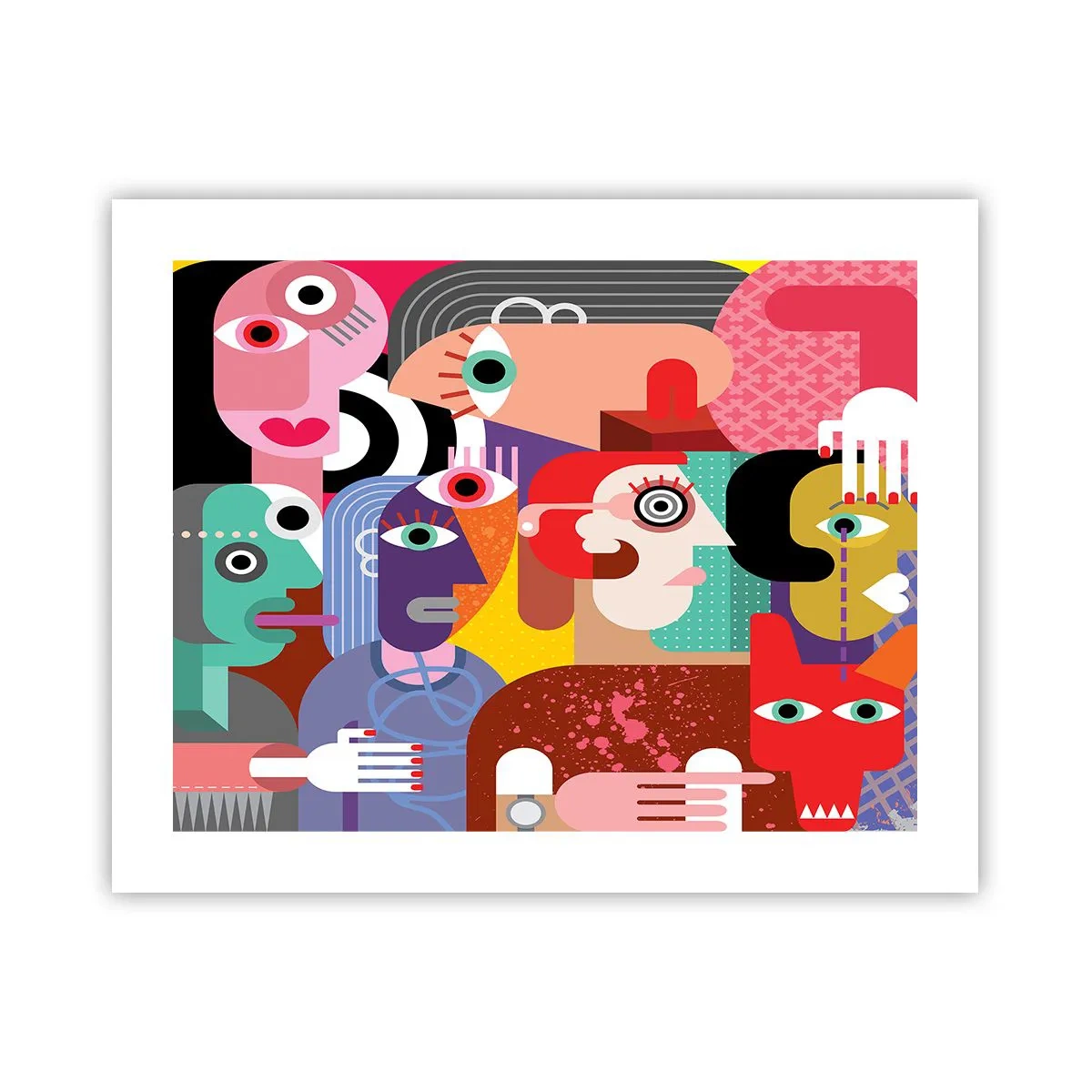 Plakát - My od pána Picassa - 50x40 cm