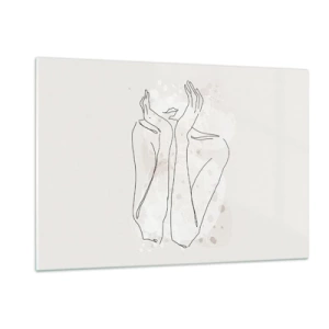 Obraz na skle - Zasněný okamžik - 120x80 cm