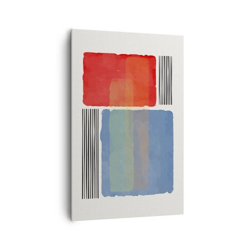 Obraz na plátně - Duch a písmeno geometrie - 80x120 cm