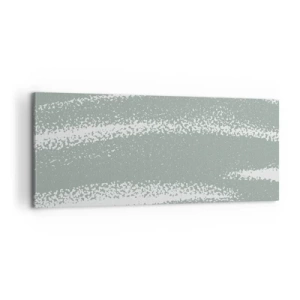 Obraz na plátně - Abstrakce v zimním stylu - 100x40 cm