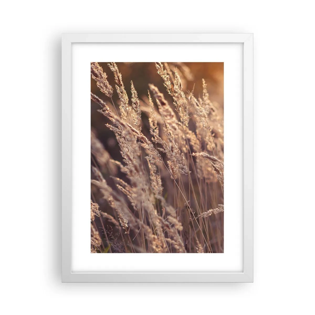 Plakát v bílém rámu - Připraveni přivítat podzim - 30x40 cm