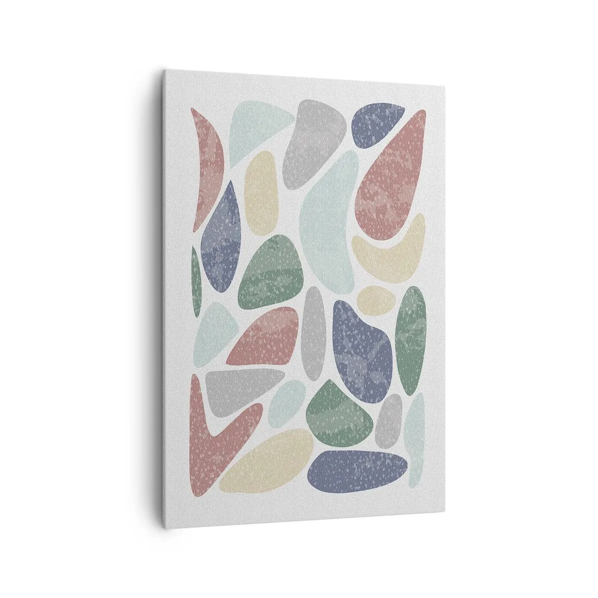 Obraz na plátně - Mozaika práškových barev - 70x100 cm