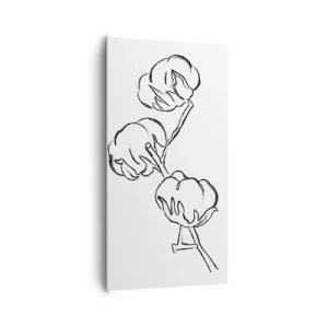 Obraz na plátně - Bavlněné chmýří - 65x120 cm