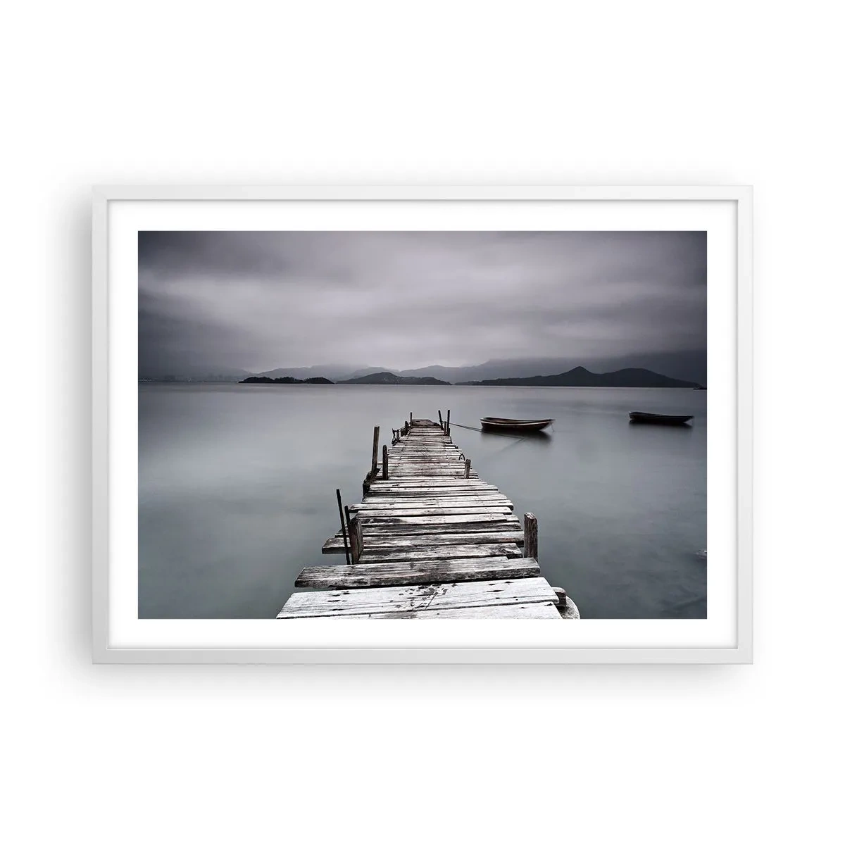 Plakát v bílém rámu - Zítra můžeš vyrazit - 70x50 cm