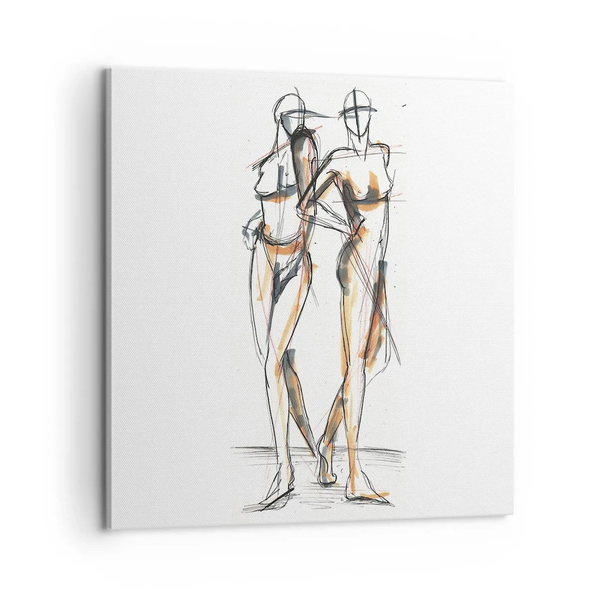 Obraz na plátně - Studie šarmu - 60x60 cm